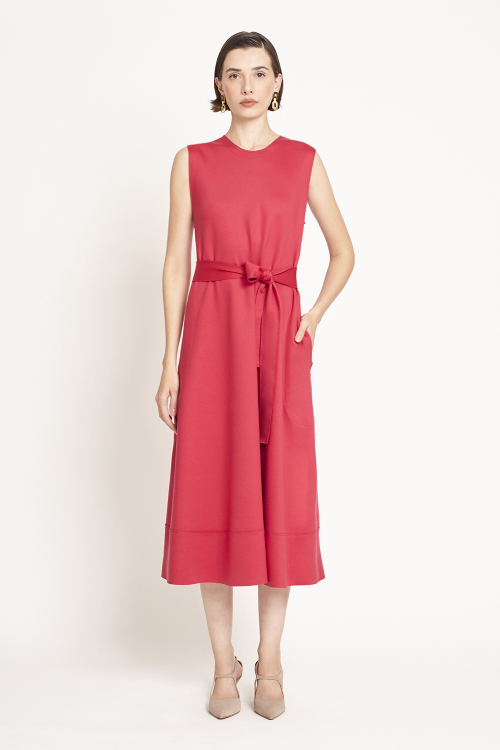 vestido malha dupla leve