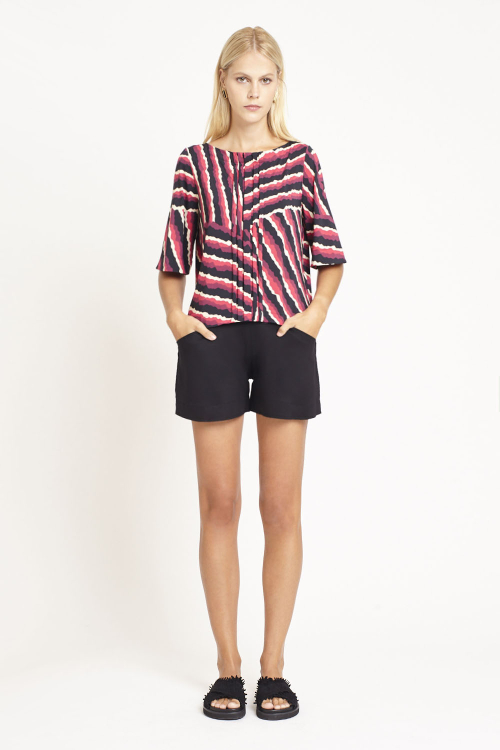 shorts malha dupla leve