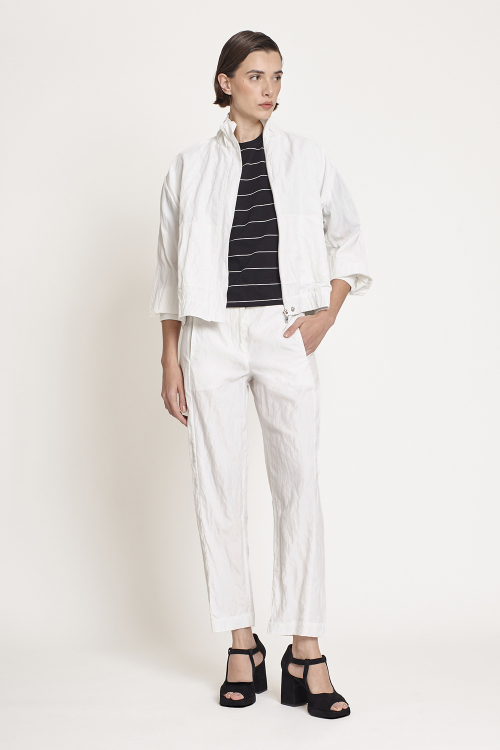 jaqueta viscose metal gola