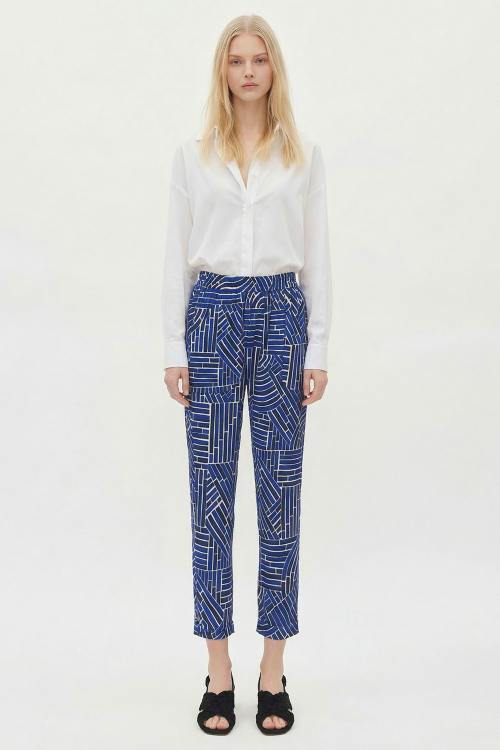 calça jersey estampa passeio skinny
