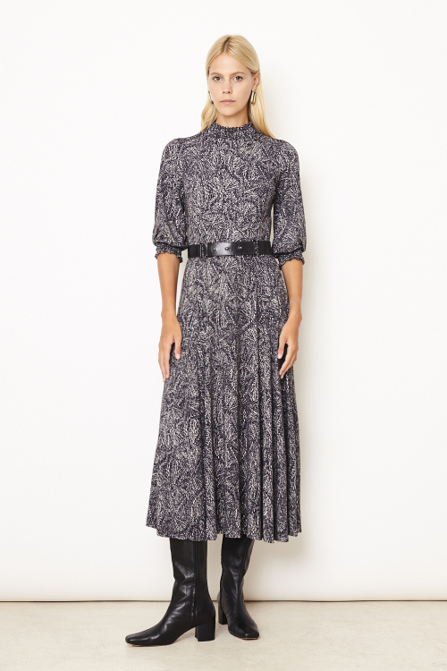 vestido jersey est bordado lastex decote
