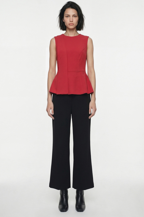 blusa dupla leve irregular