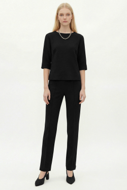 Blusa Bouclê Zíper Costas