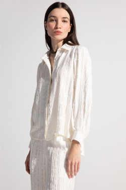 Camisa Manga Longa Visco Textura