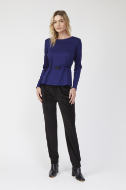 blusa duplo leve canaleta cintura