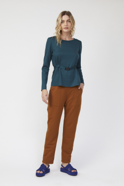 blusa duplo leve canaleta cintura