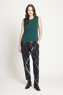 calça jersey fitas