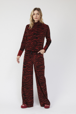 calça plush zebra