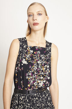 blusa jersey mix estampa